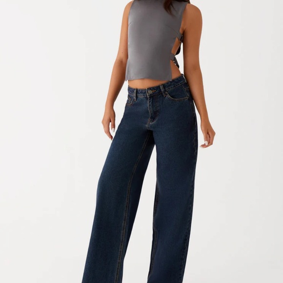 Peppermayo Denim - NWT low rise wide leg jeans
